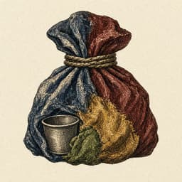 An icon of a tied cloth bundle.