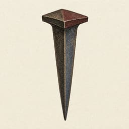 An icon of a railroad spike.