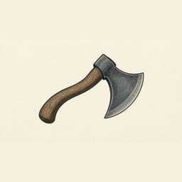 An icon of a broadaxe.