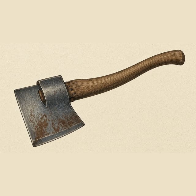 A broadaxe.